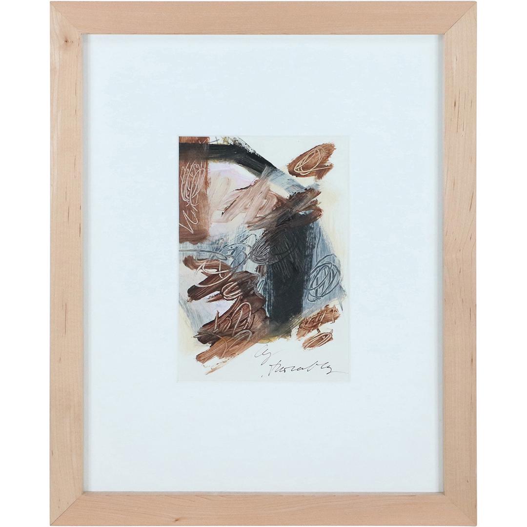 Cy Twombly, Attributed, Abstract Oil on Paper Signed (1 of 7)