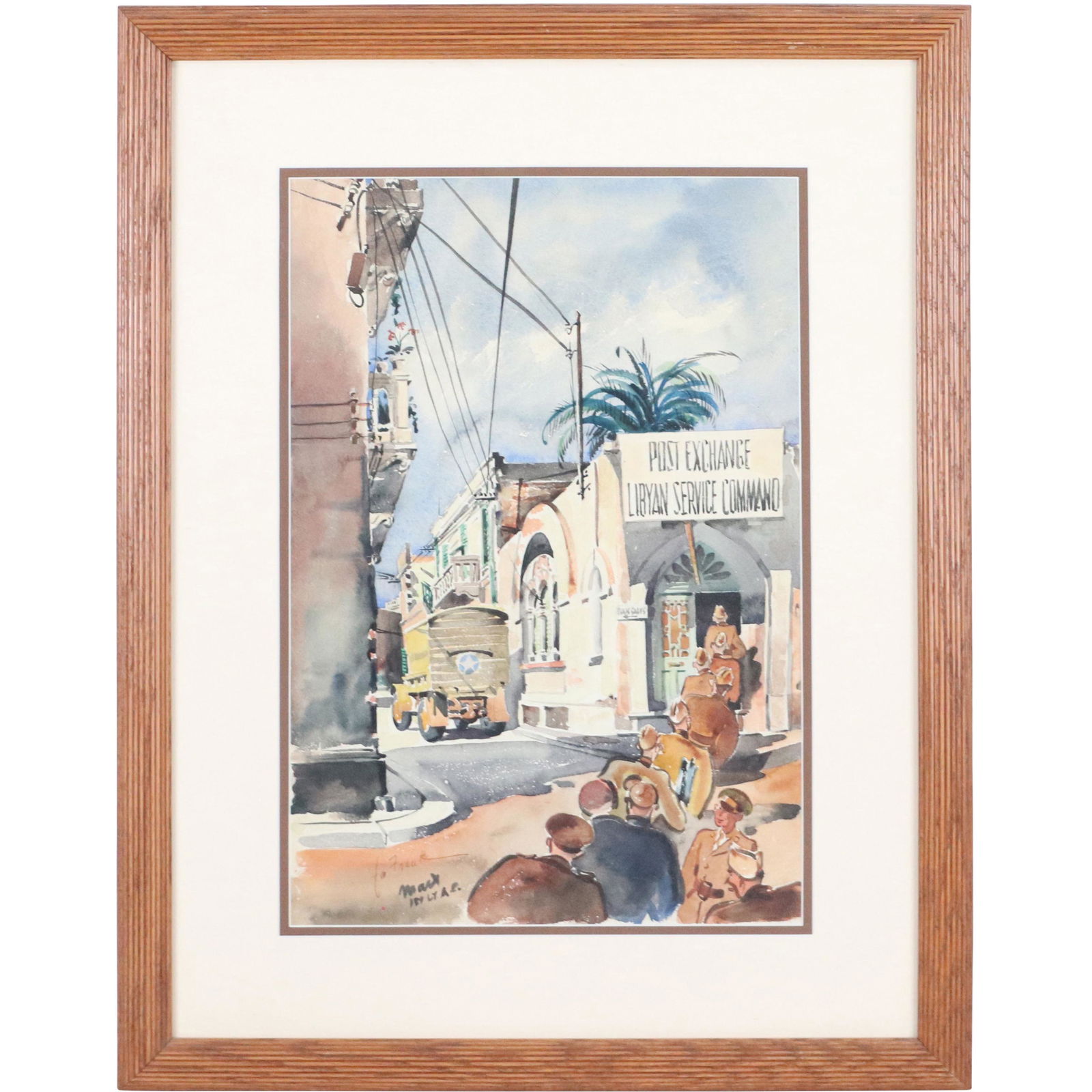 Mark, Libyan Watercolor Illustration Art (1 of 8)