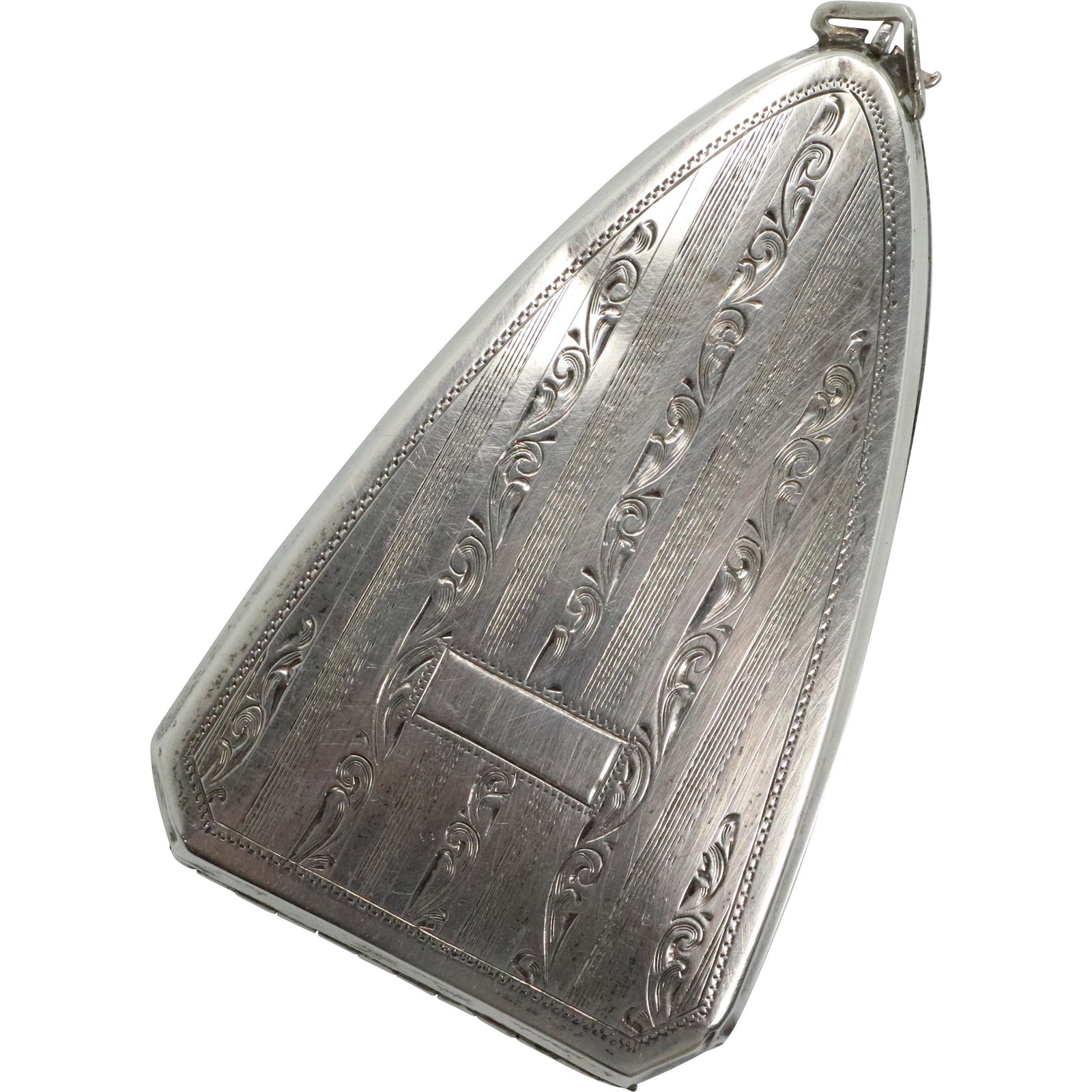Sterling Silver Art Deco Coin Compact (1 of 7)