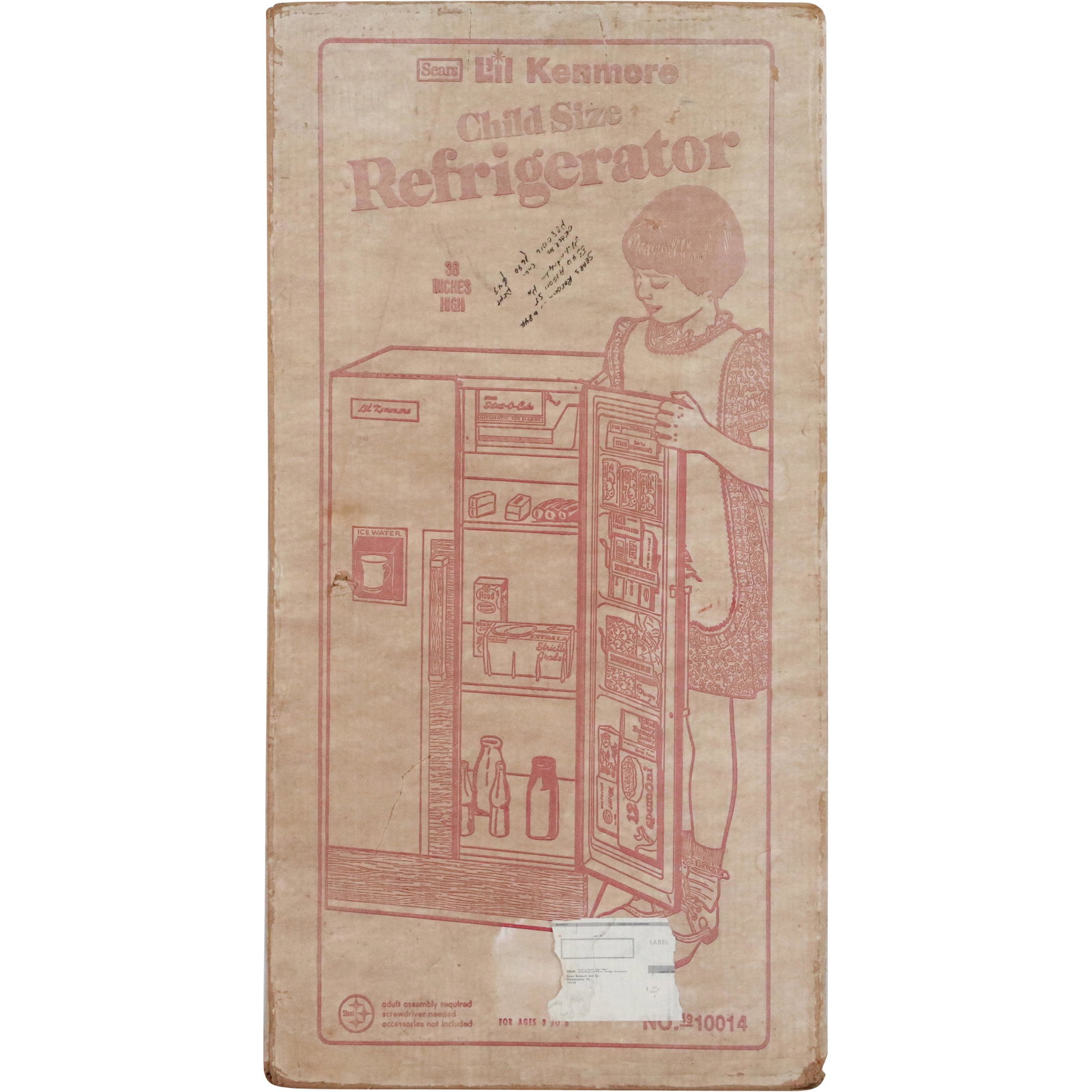 Sears L'il Kenmore Child Size Refrigerator in Box (1 of 8)