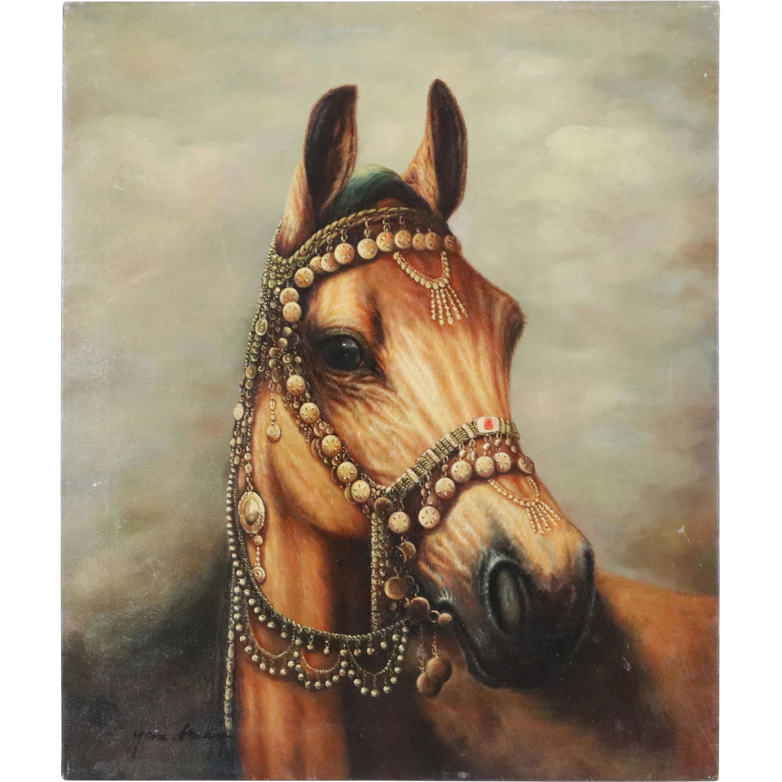 Andre, Fine Oil Painting Portrait of a Prized Horse (1 of 7)