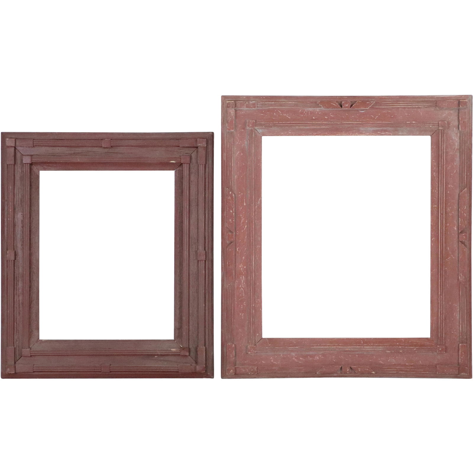 Leo Huber; Two(2) Handcrafted Painted Wood Frames (1 of 8)