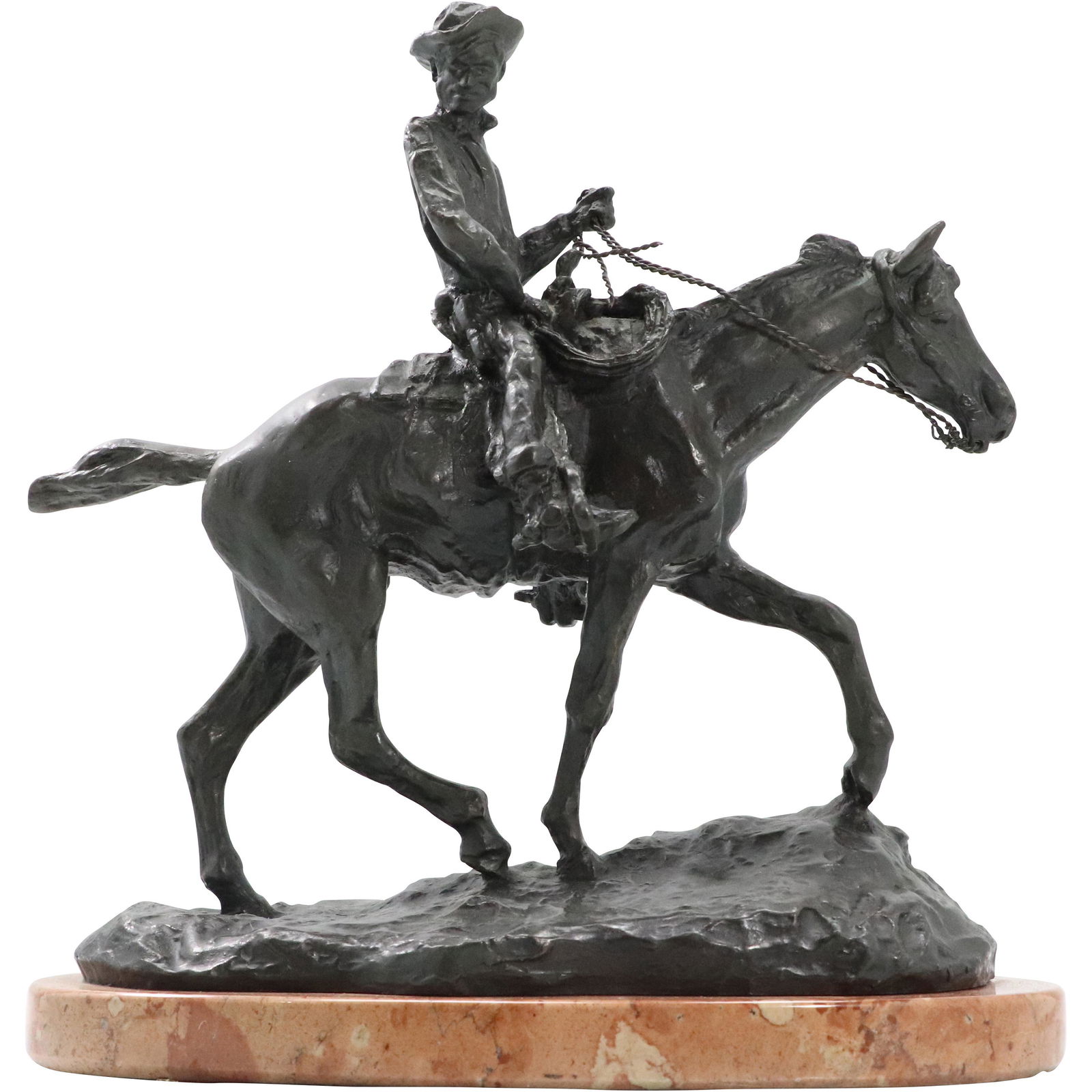 Charles Marion Russell(after); Western Bronze Signed (1 of 9)