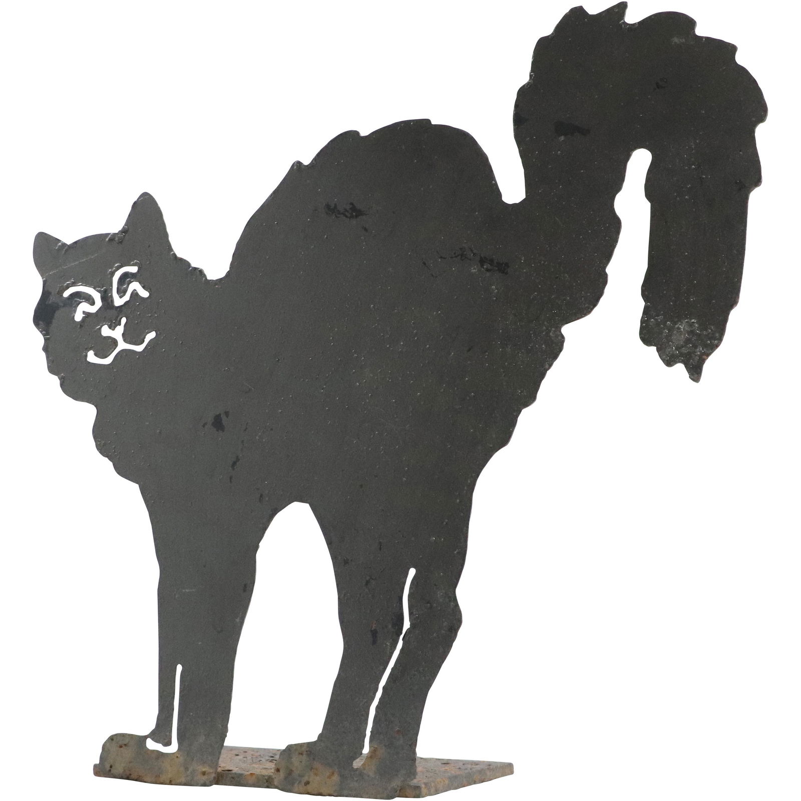 Folky Sheet Iron Cut-Out Black Alley Cat (1 of 6)