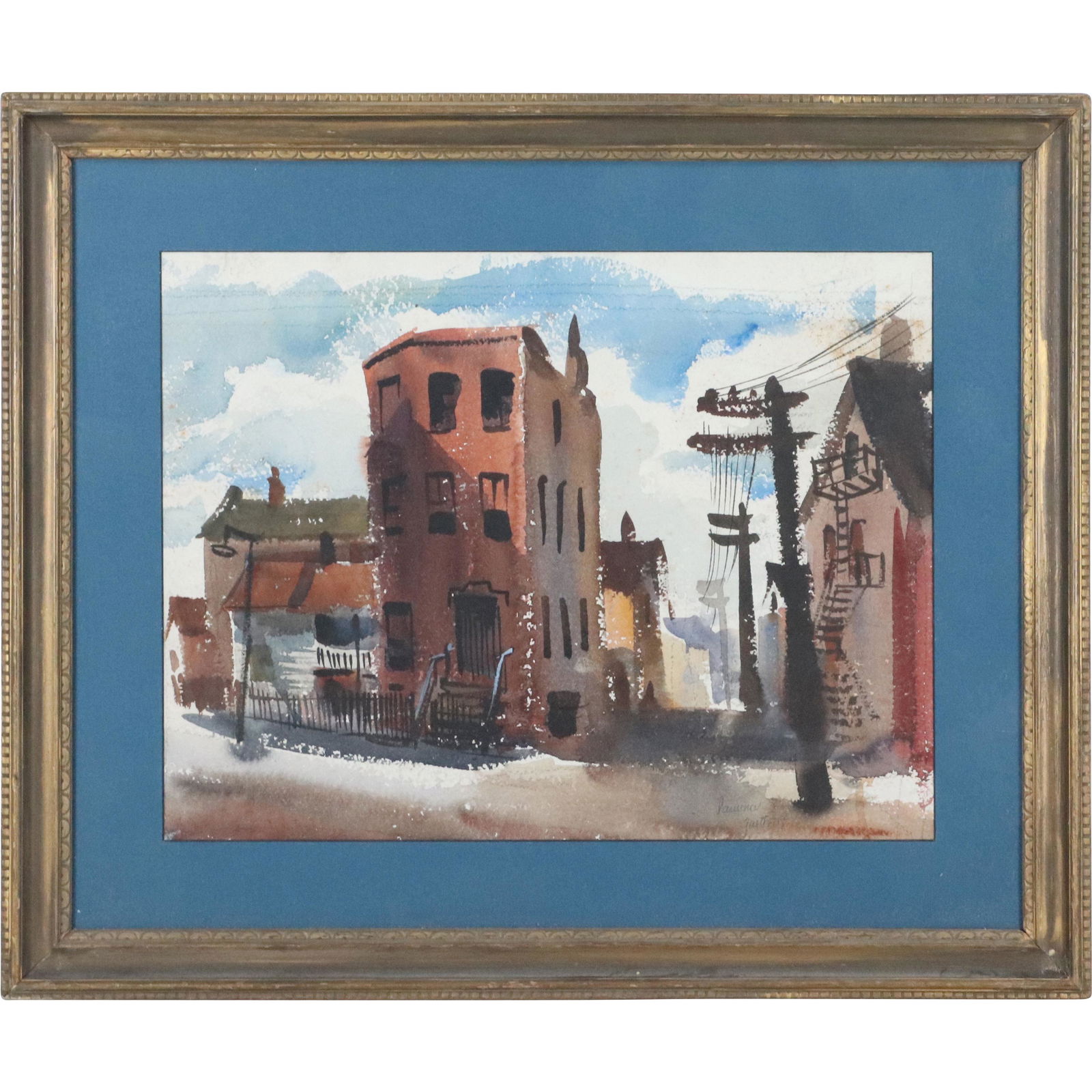 Laurence Guetthoff, W/c Rural Street w/ Telephone Poles (1 of 7)