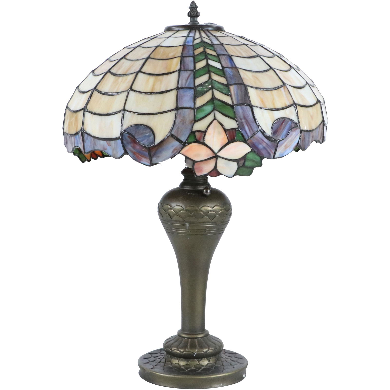 Leaded Glass Contemporary Tiffany Style Table Lamp (1 of 10)