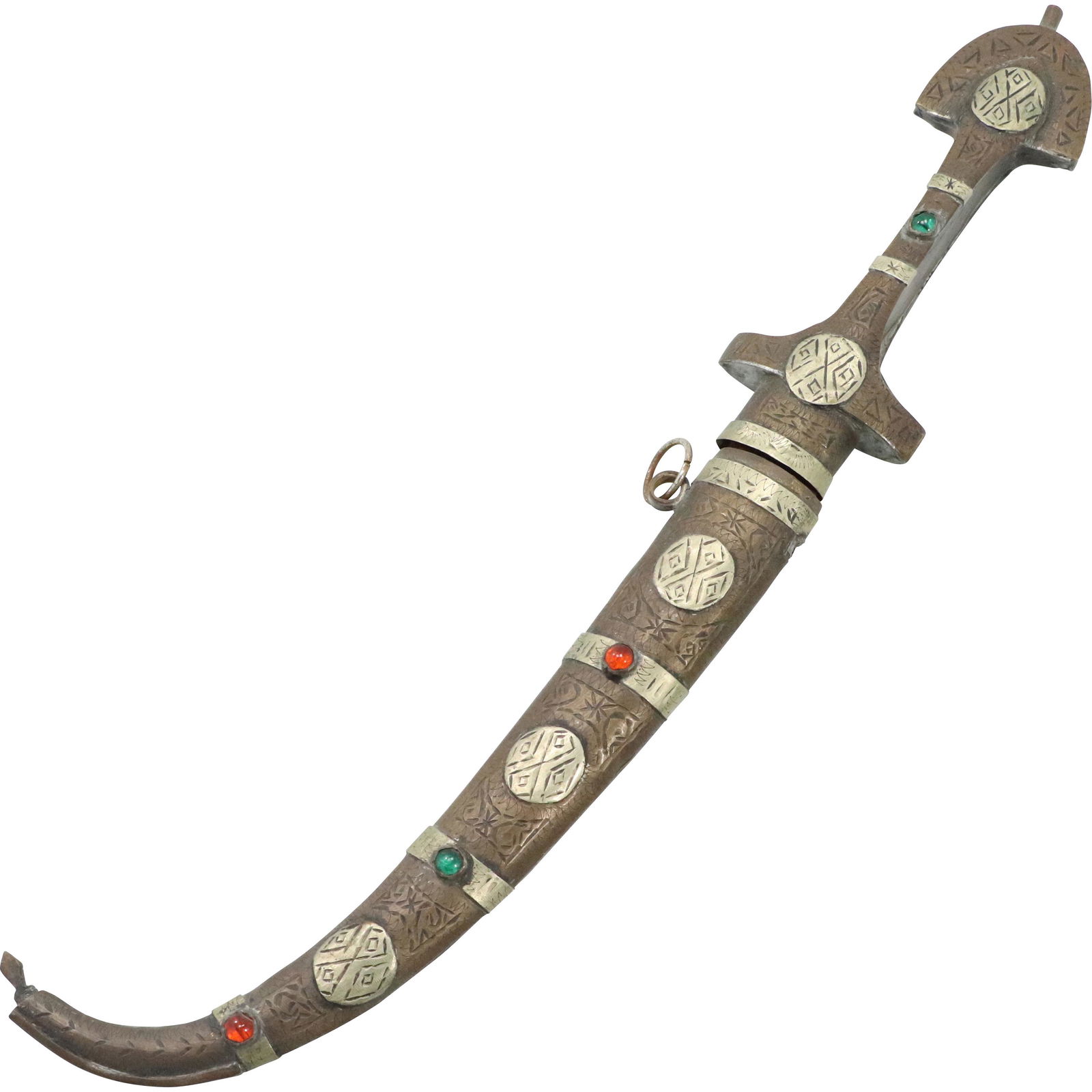 Mideastern Decorative Dagger with Sheath (1 of 7)