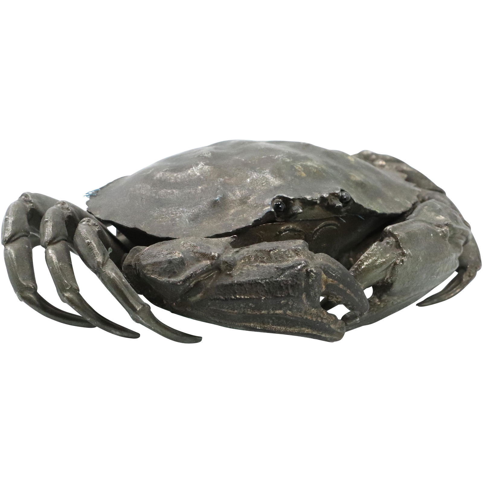 James W Tufts Boston Silver Plate Crab Figure Ring Box (1 of 8)