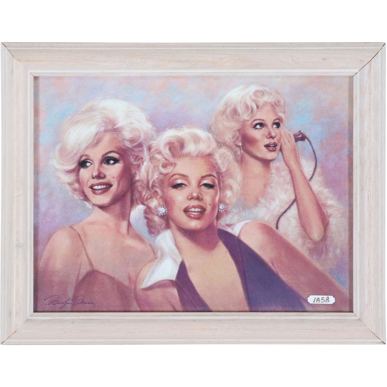 Marilyn Monroe Limited Edition Porcelain Plaque w/ COA (1 of 7)