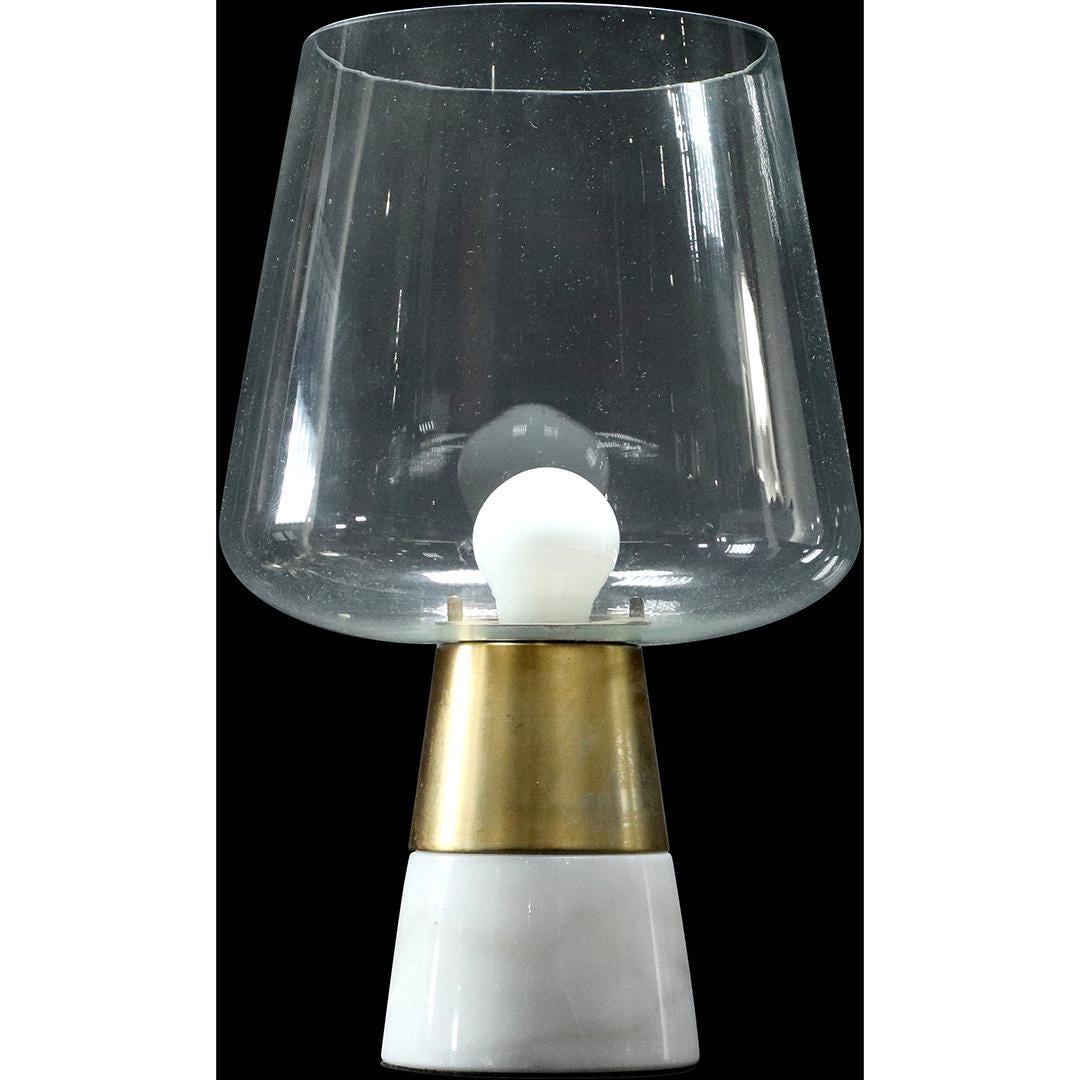 20thC. Italian Modernist Design Glass Lamp (1 of 6)