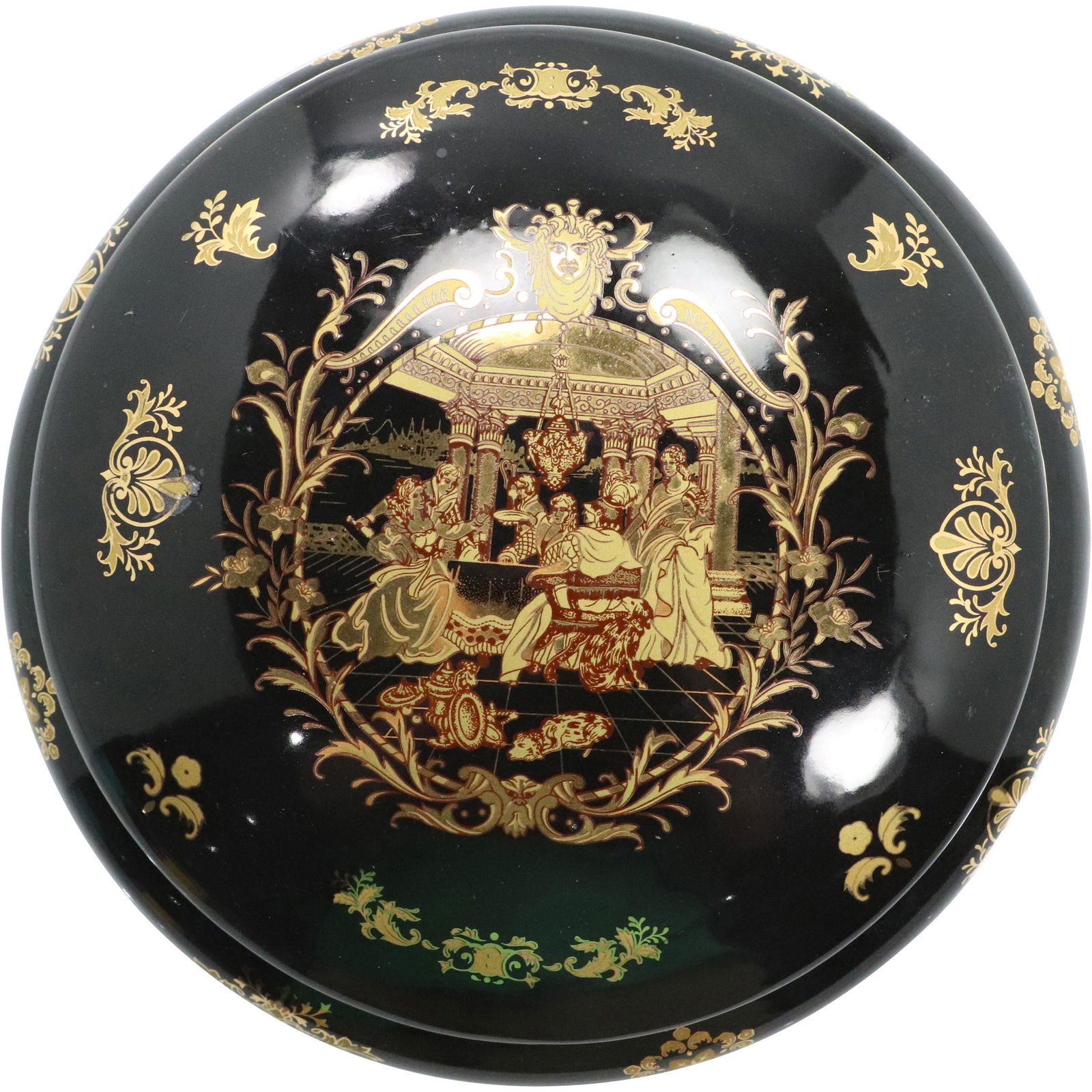 L F Fine Porcelain Limoges Asian Oriental Dresser Box (1 of 8)