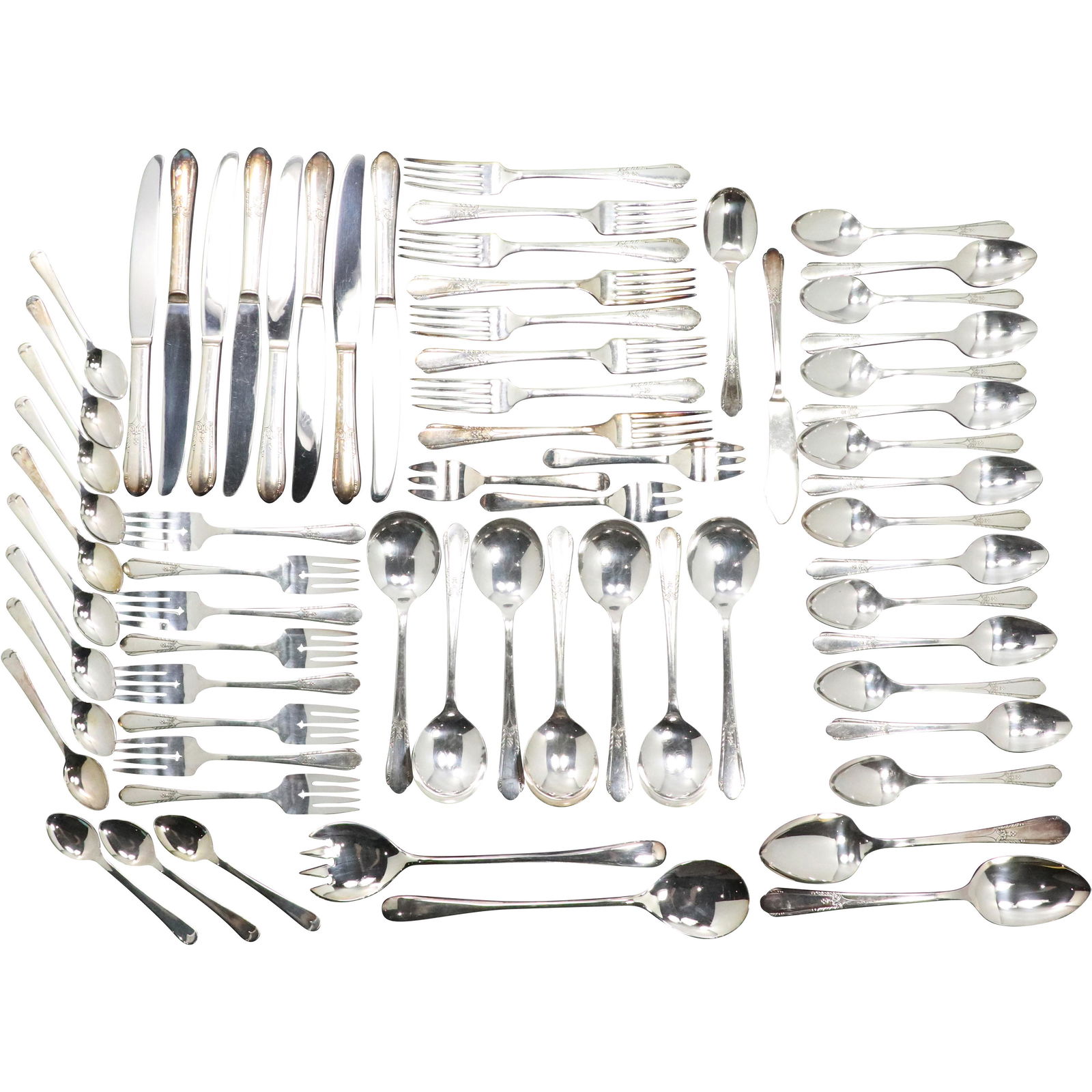 Silver Plate Flatware William Rogers, Sheffield, Italy (1 of 14)