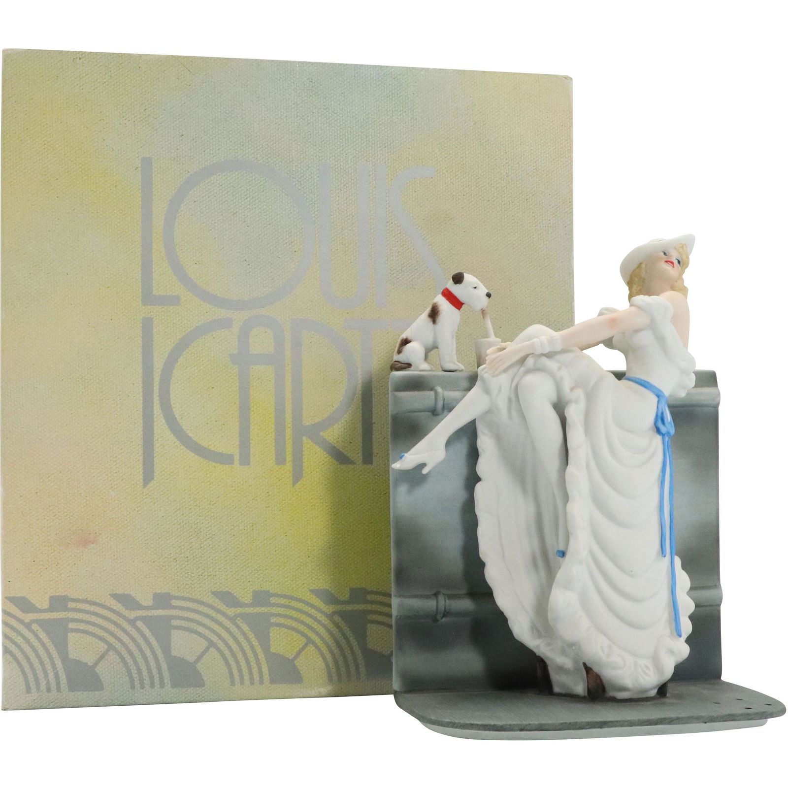 Louis Icart "1936 Au Bar" Porcelain Figure in Box (1 of 10)
