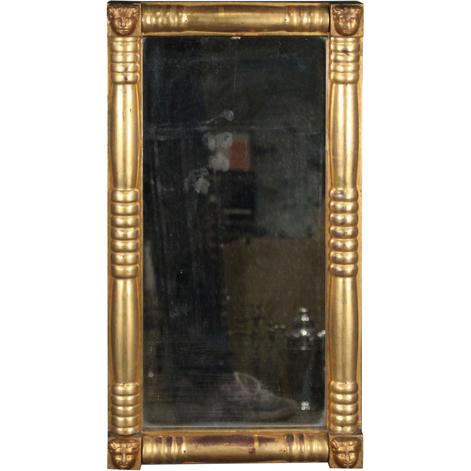 Early Gold Gilt Wall Mirror from Maud Adams Estate, NY: Early Gold Gilt Wall Mirror from Maud Adams Estate, Tannersville NY Size: 21 x 11. Google: Maude Ewing Adams Kiskadden (November 11, 1872 – July 17, 1953), known professionally as Maude Adams, was a