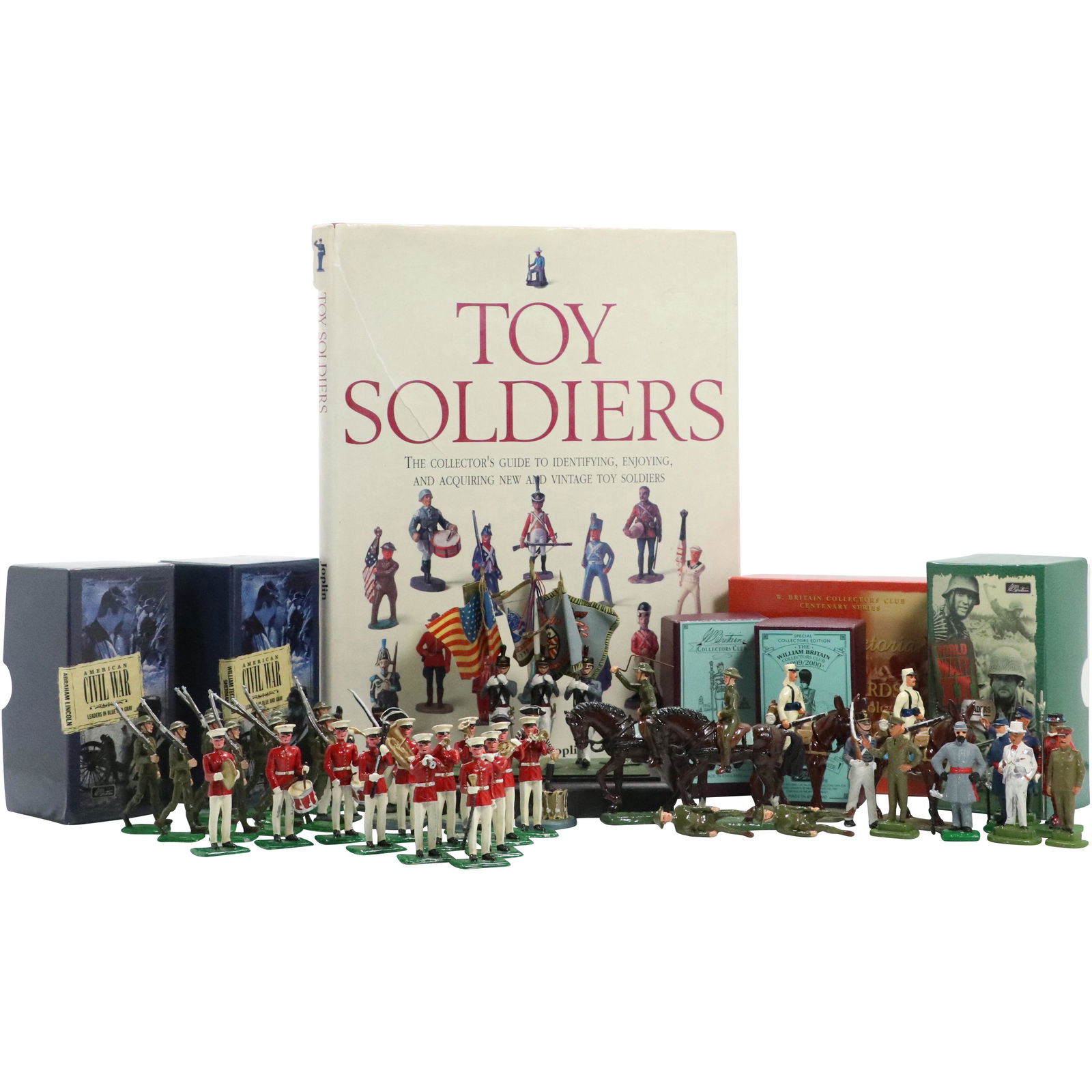 45+ Lead Cast Metal Toy Soldiers and Book (1 of 14)