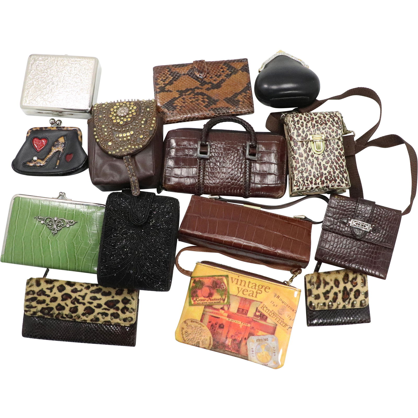 Estate Collection 14 Assorted Clutch Purses (1 of 8)