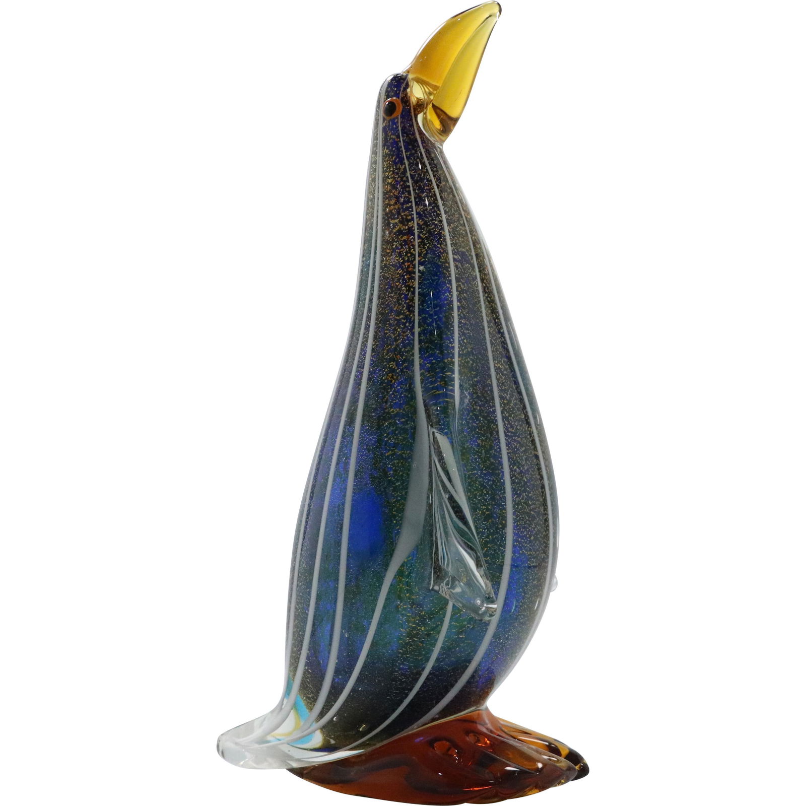 Quality Large Murano Italian Glass Penguin Figure Sculp (1 of 14)