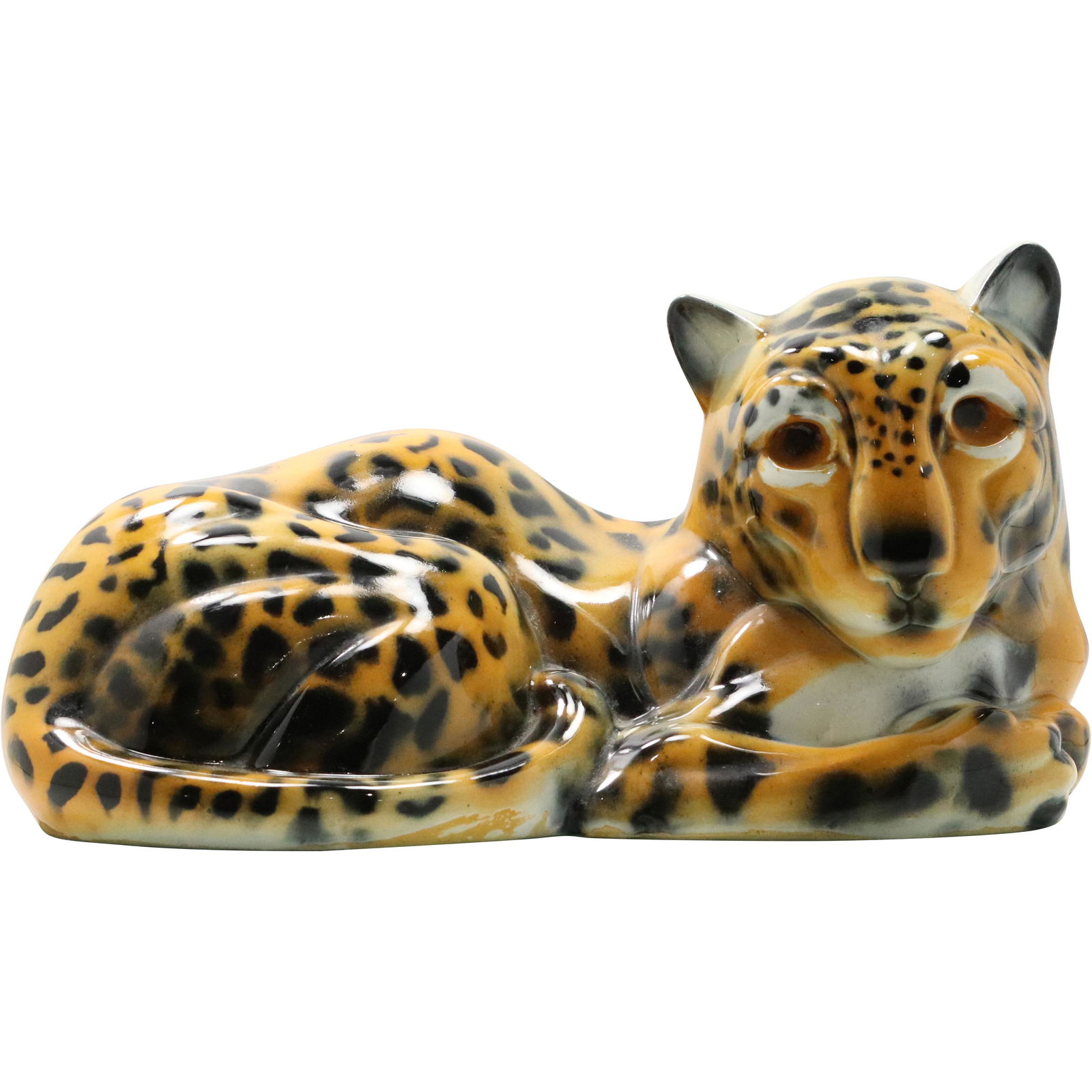 Leland Claes, Ceramic Spotted Leopard Night Light (1 of 8)