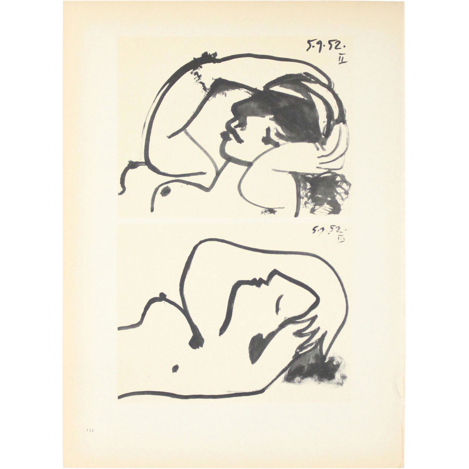 Pablo Picasso Vintage Lithograph - Double Sided (1 of 17)