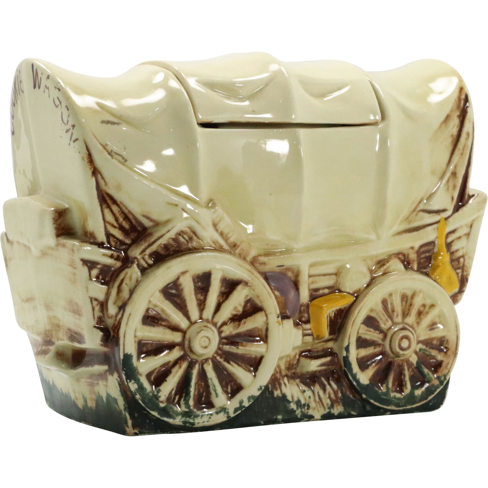 McCoy Art Pottery Conestoga "Cookie Wagon" Cookie Jar (1 of 7)