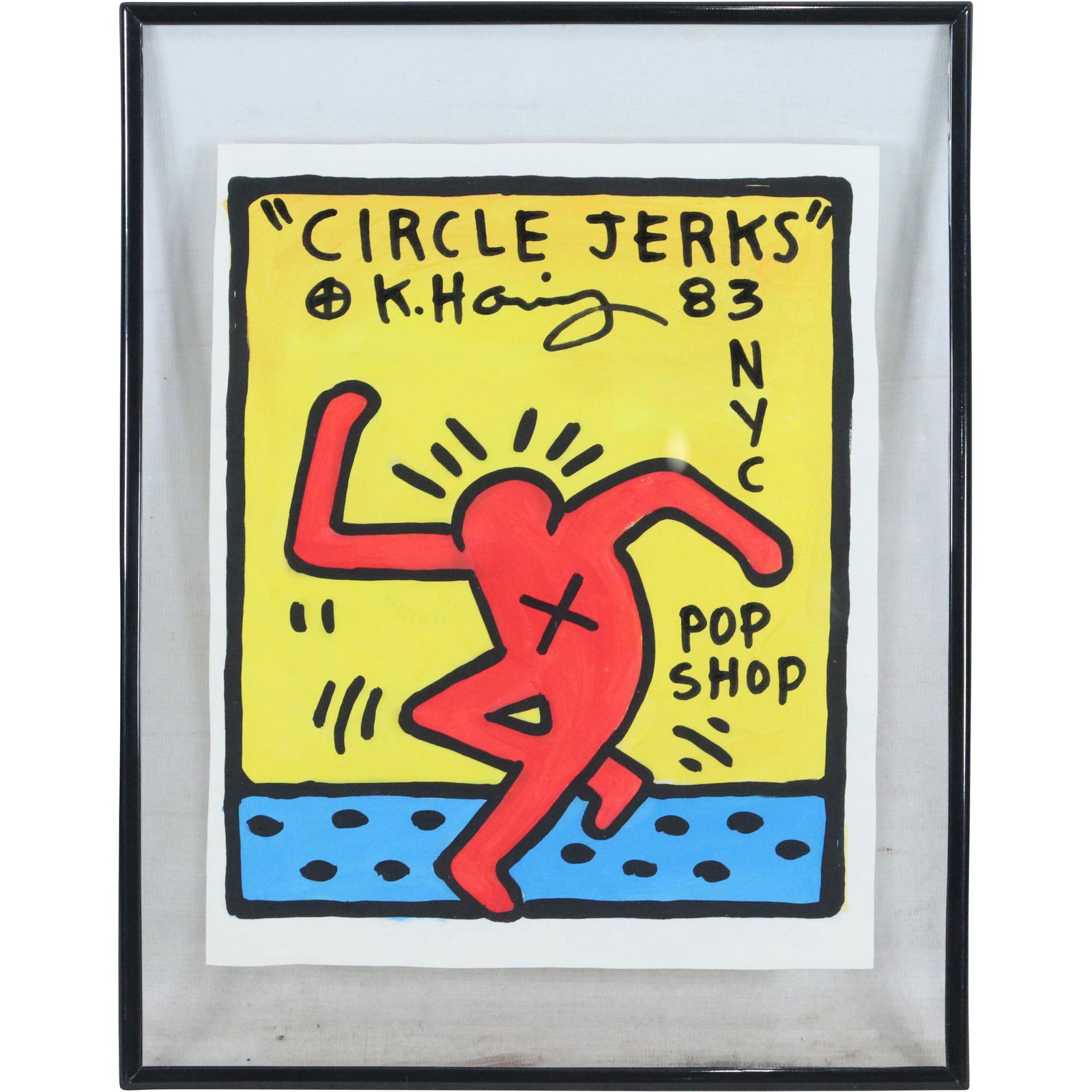 Keith Haring(after); 20thC. Felt -Tip Drawing (1 of 10)