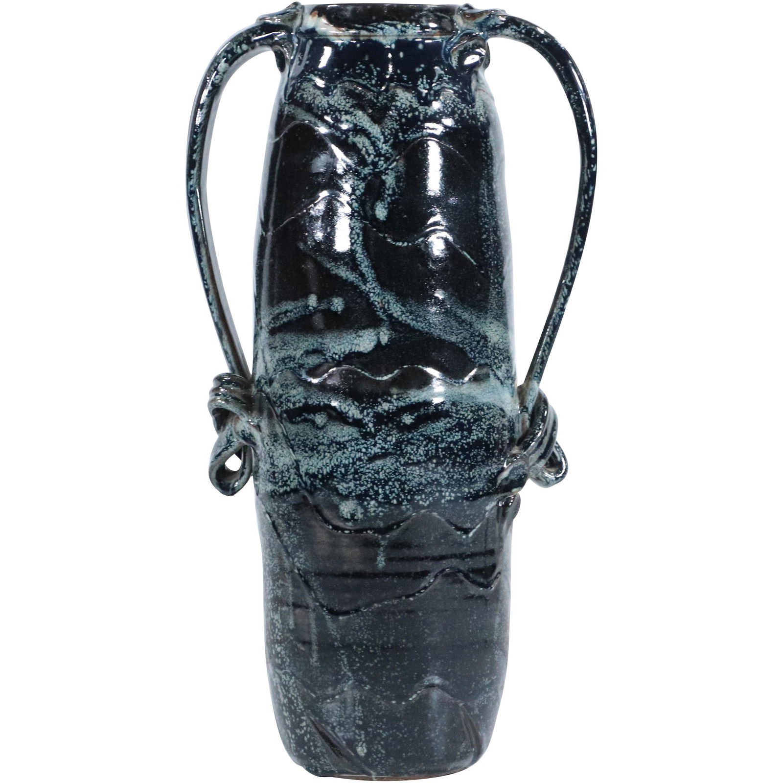 20thC. Studio Pottery Free-Form Vase (1 of 14)