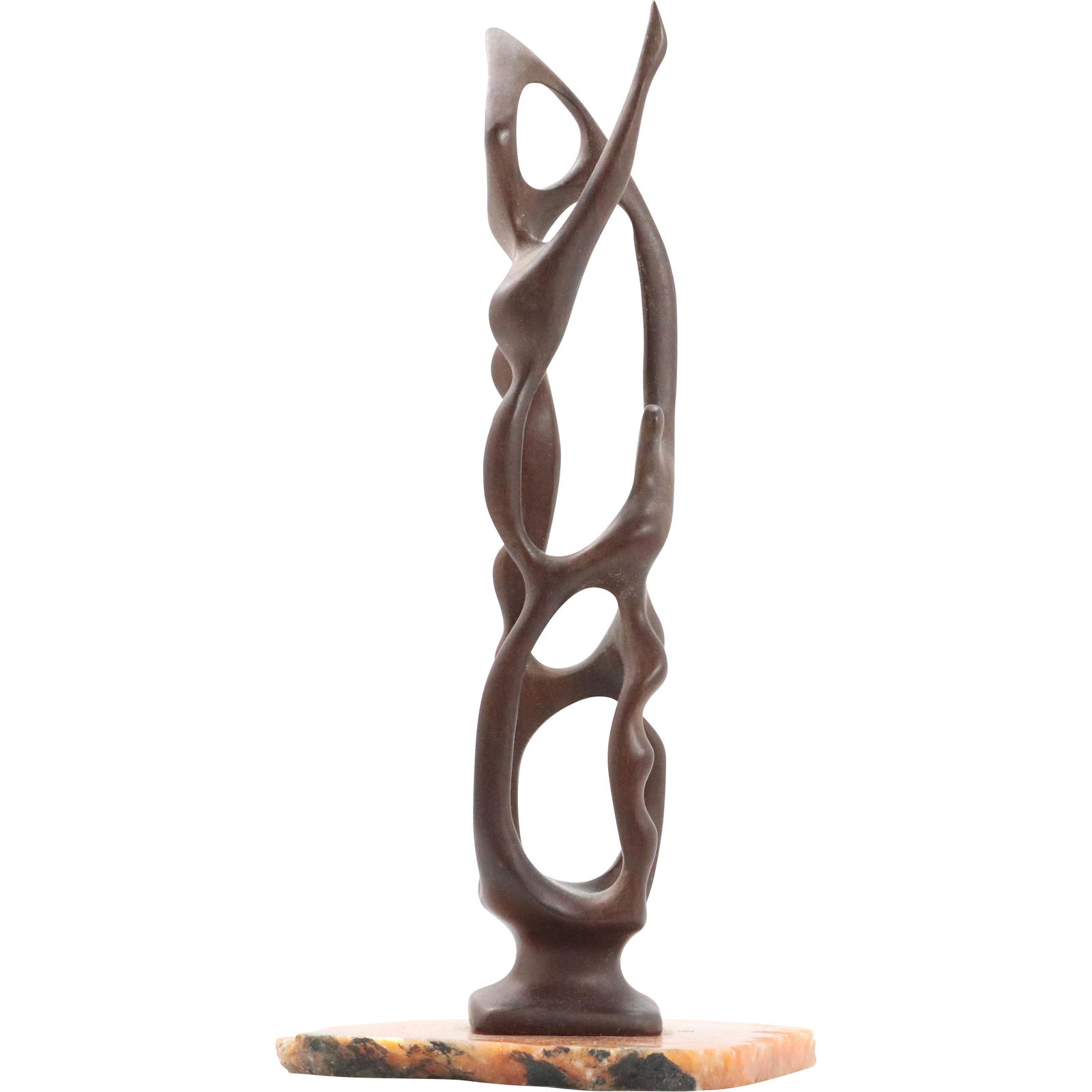 Henry Moore(after); 20thC. Modernist Wood Carving (1 of 7)