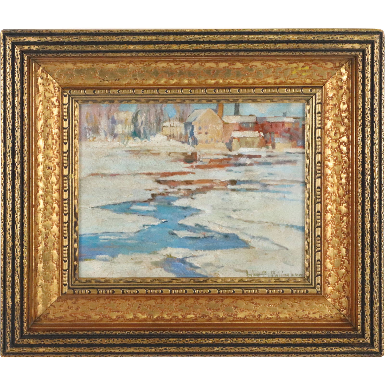 John F. Folinsbee; American Oil On the Delaware Signed (1 of 11)