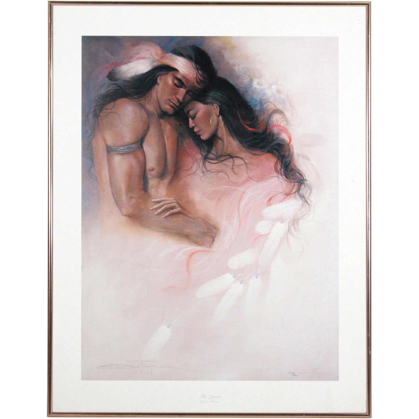 Ozz Franco 1928-1991, Native American "The Lovers" (1 of 11)