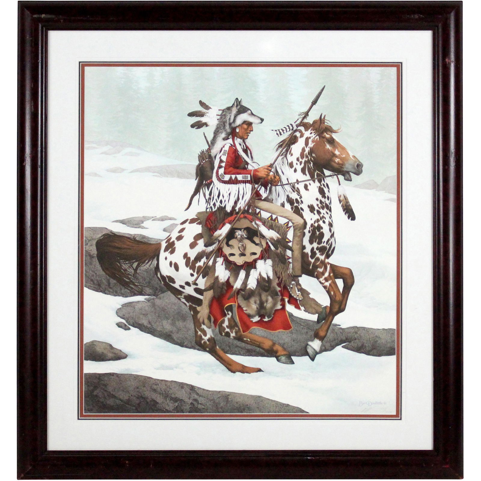 Bev Doolittle #10806/13238 Full Dress Indian Scout (1 of 9)