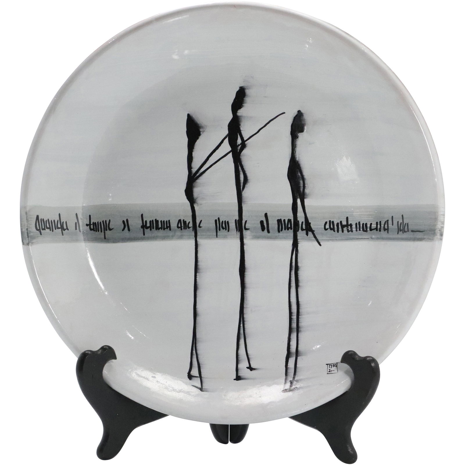 Laboratorio Di Ceramica Artistica Pottery Platter (1 of 7)