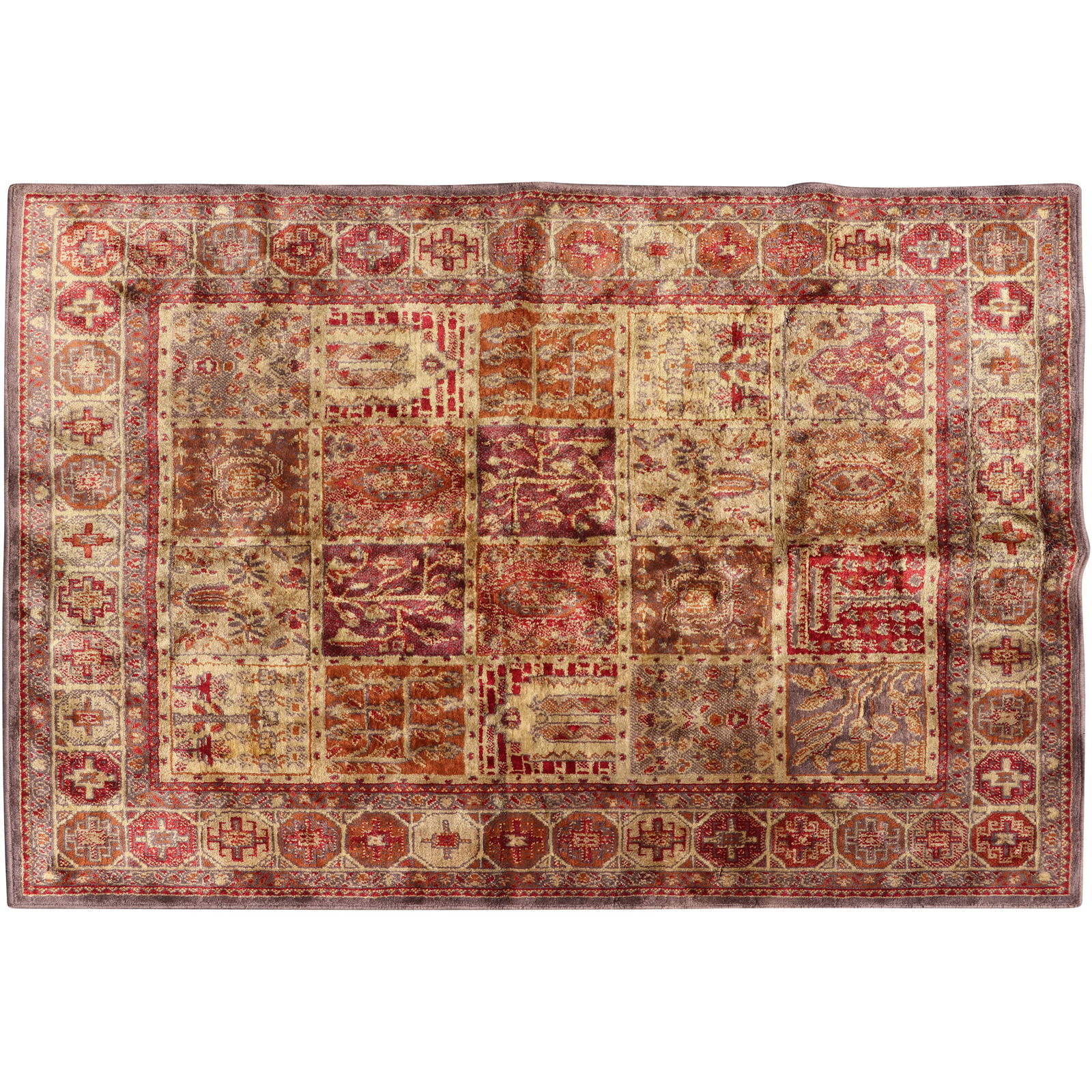 Belgium Scatter Rug in Garden Tabriz Pattern (1 of 9)