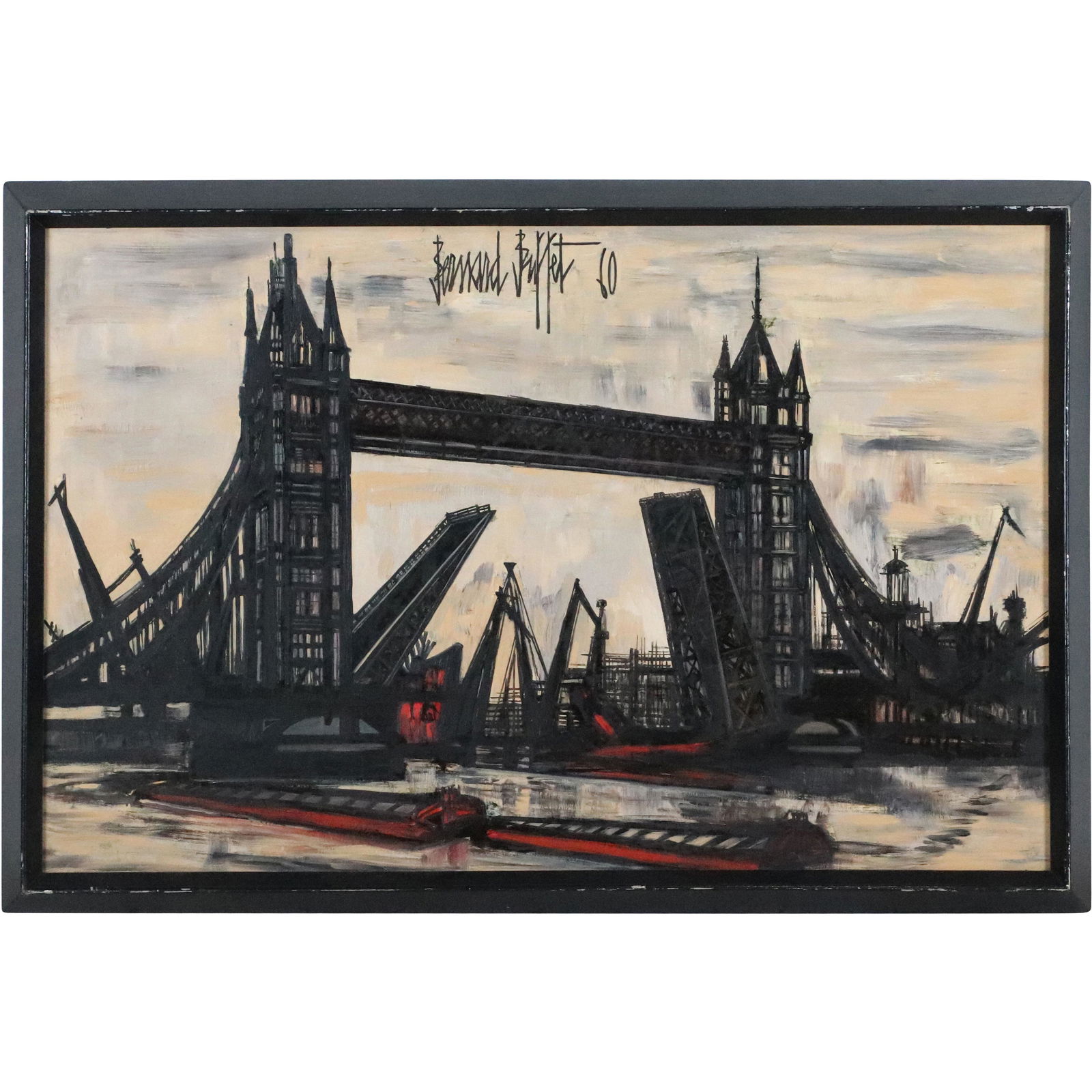 ベルナール・ビュッフェ【LONDRES-Towerbridge】
