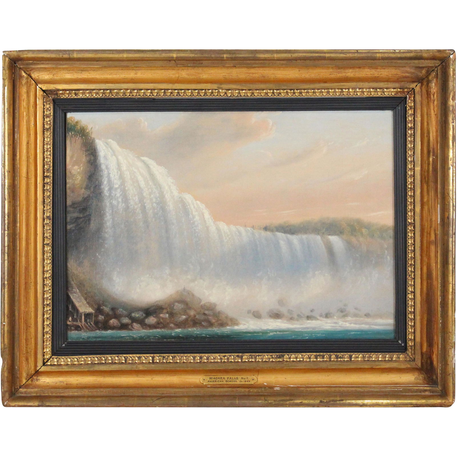 NIAGARA FALLS American School Oil - Kennedy Galleries (1 of 20)