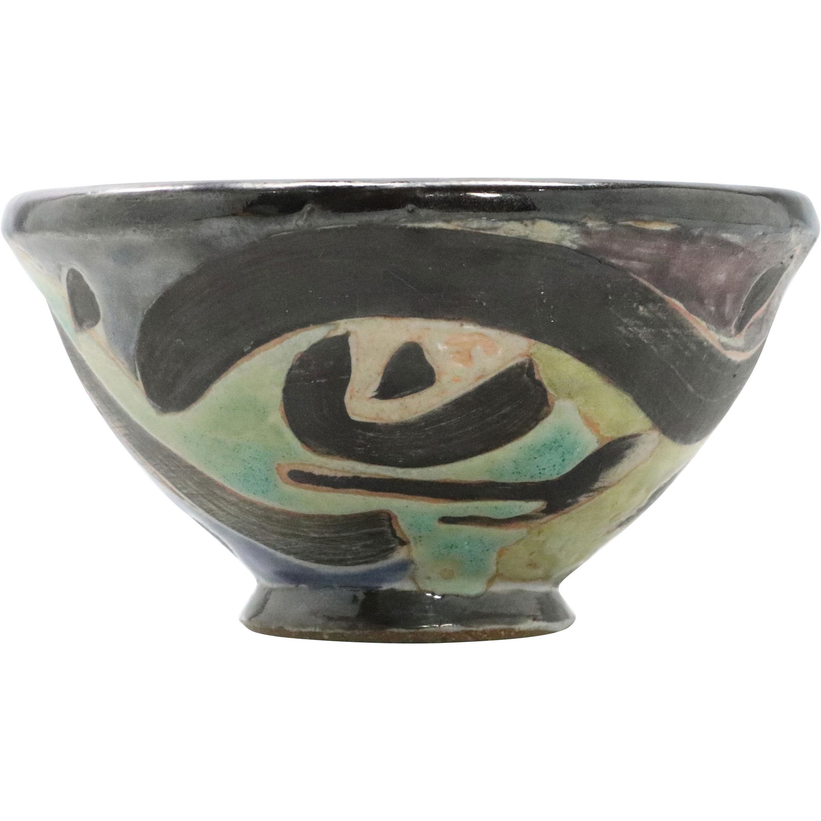 Johnson, Art Pottery Abstract Bowl, Signed, Dated 1990 (1 of 7)