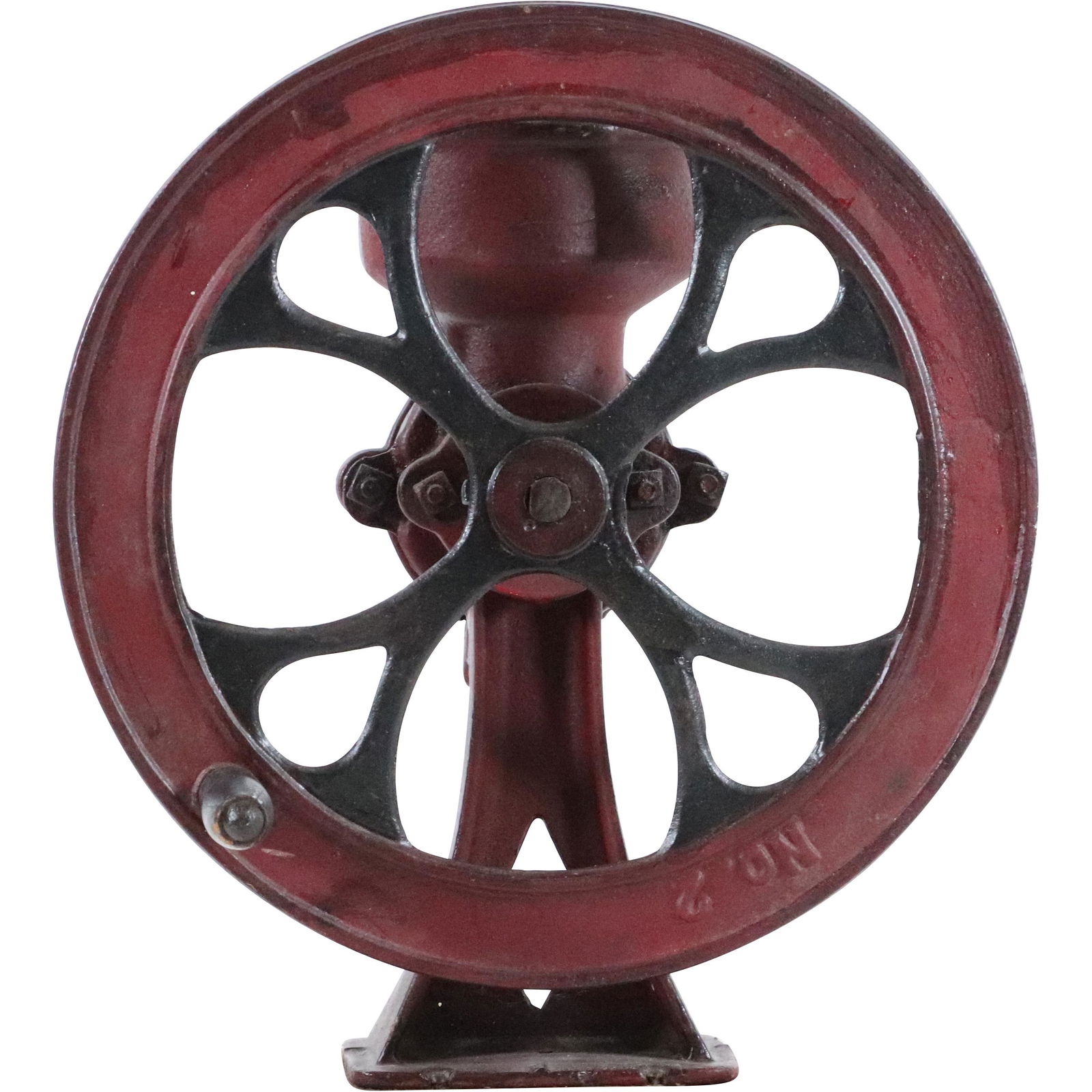 Antique "No. 2" Cast Iron Wheel Coffee Mill (1 of 10)