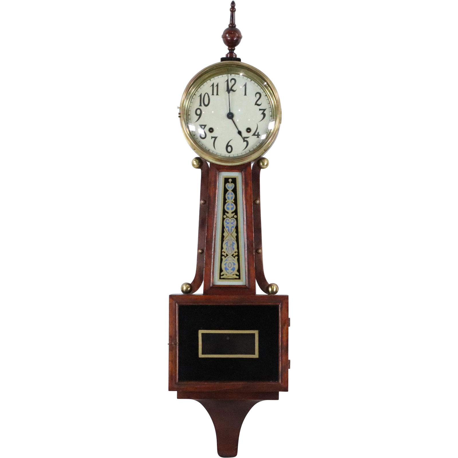 Ingraham "Nyanza" Banjo Clock, Original Key & Pendulum (1 of 11)