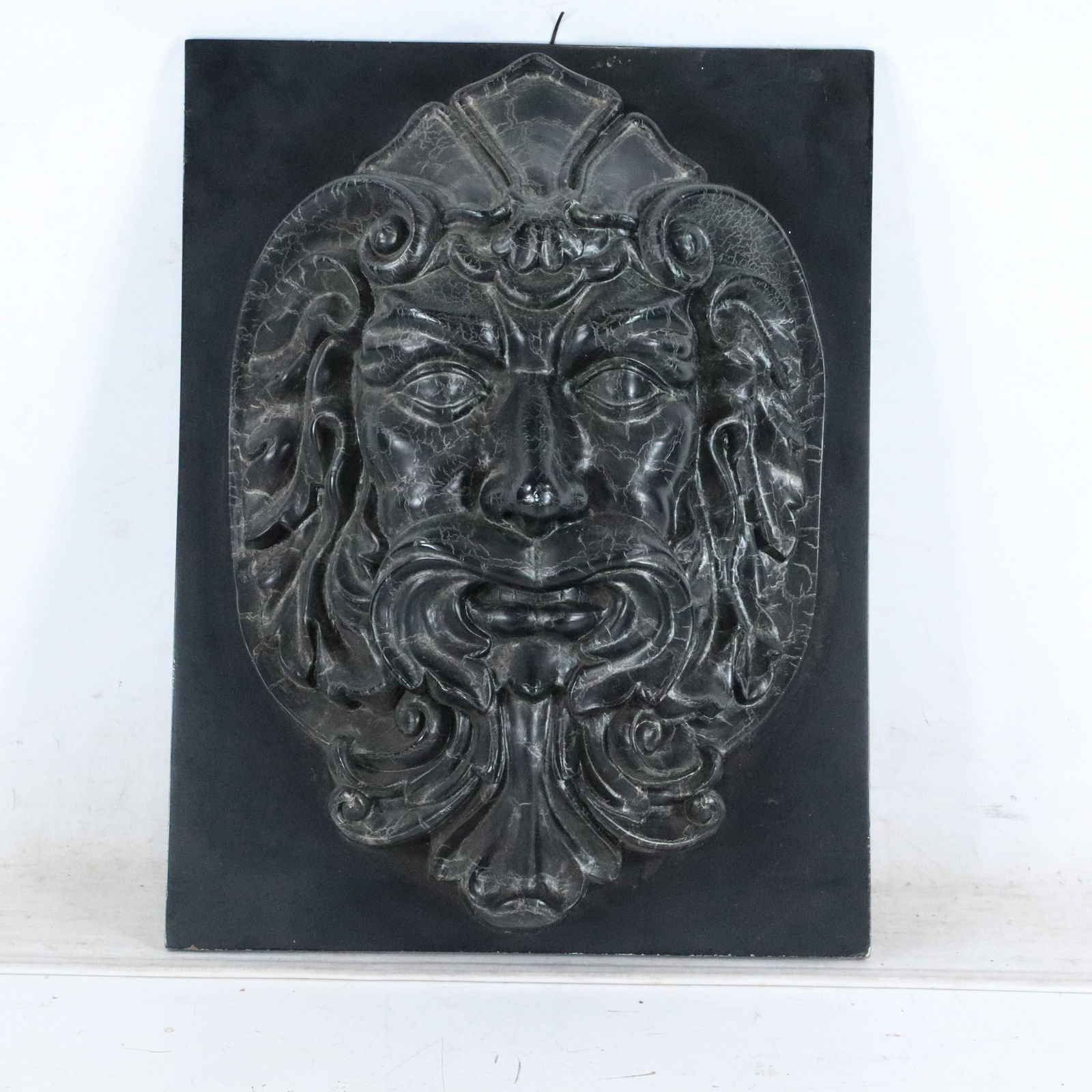 Greek Head of Poseidon Wall Plaque in Relief (1 of 10)