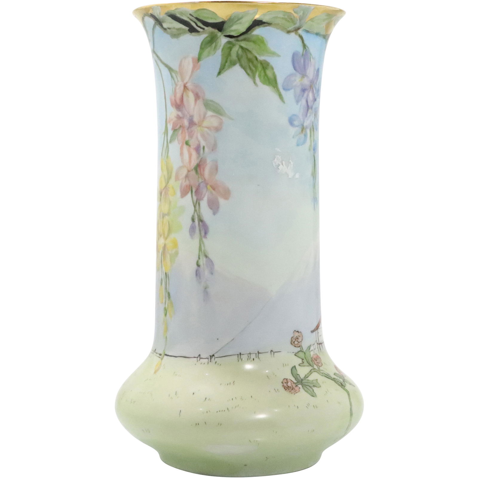 D&Co France Fine Porcelain Cylindrical Vase Pheasant (1 of 12)