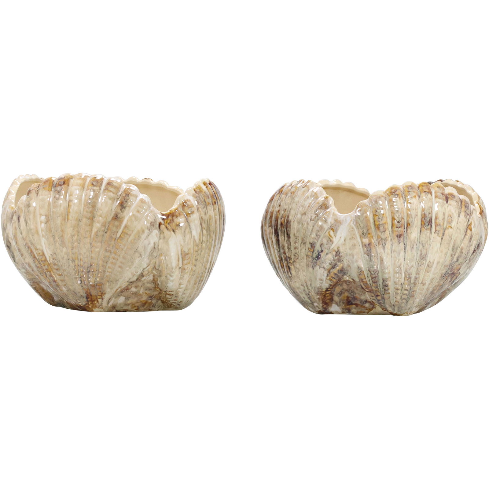 [2] Ceramic "Sea Shell" Bowls (1 of 10)