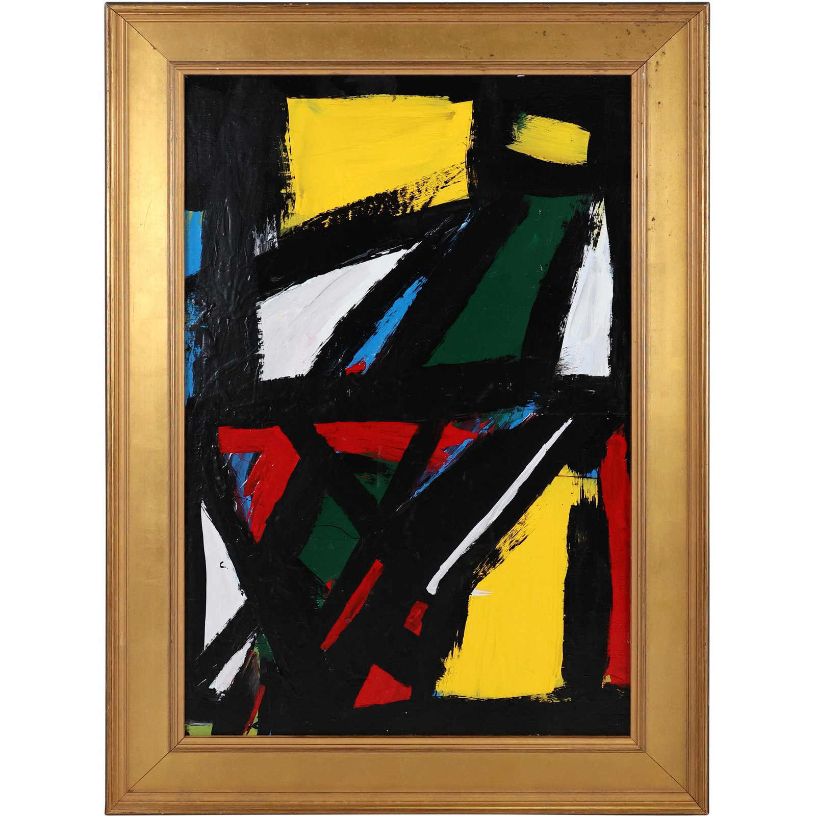 Thomas Pulgini Listed American Abstract Composition O/b (1 of 7)