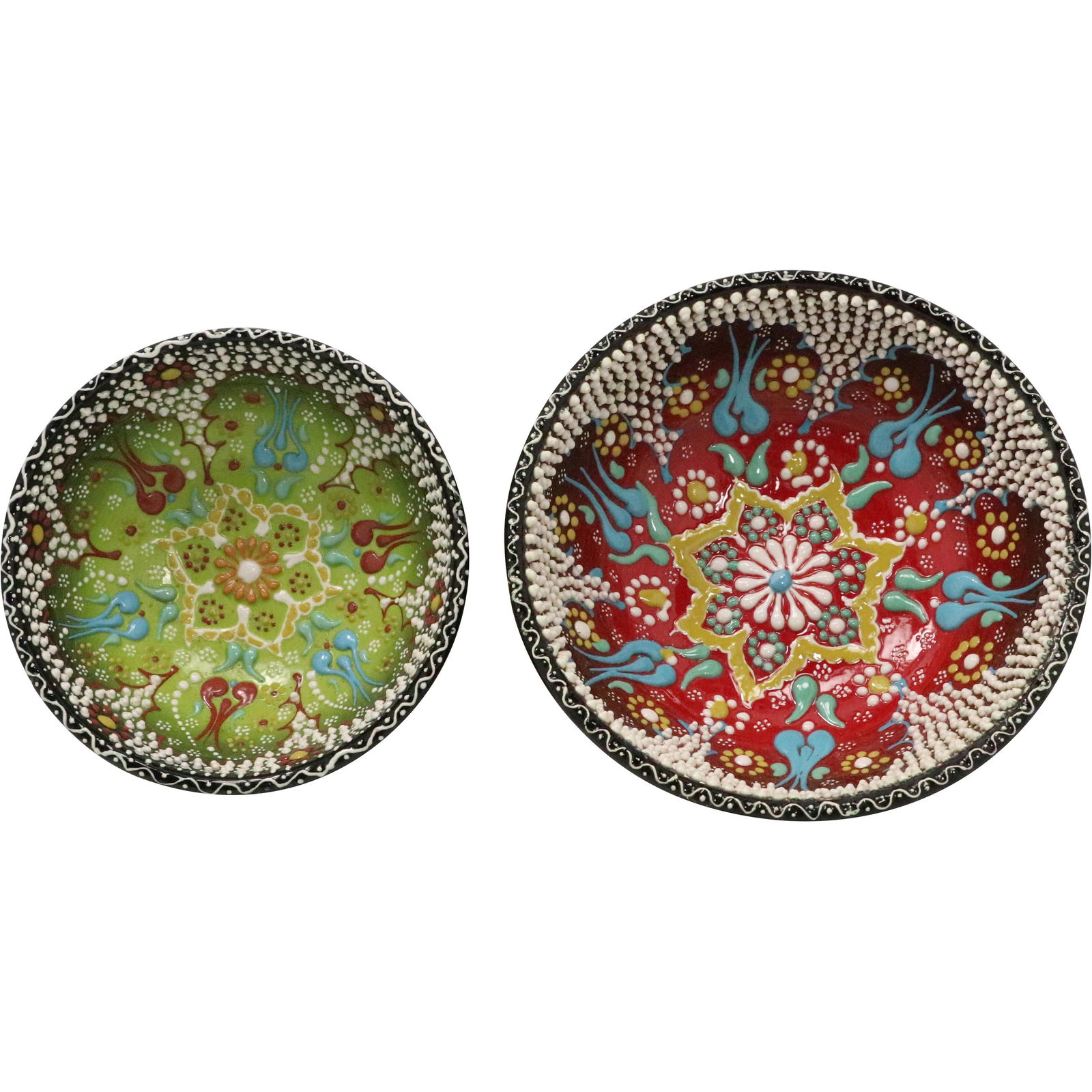 [2] Burlik Cini Turkish Ceramic Decorated Bowls (1 of 11)
