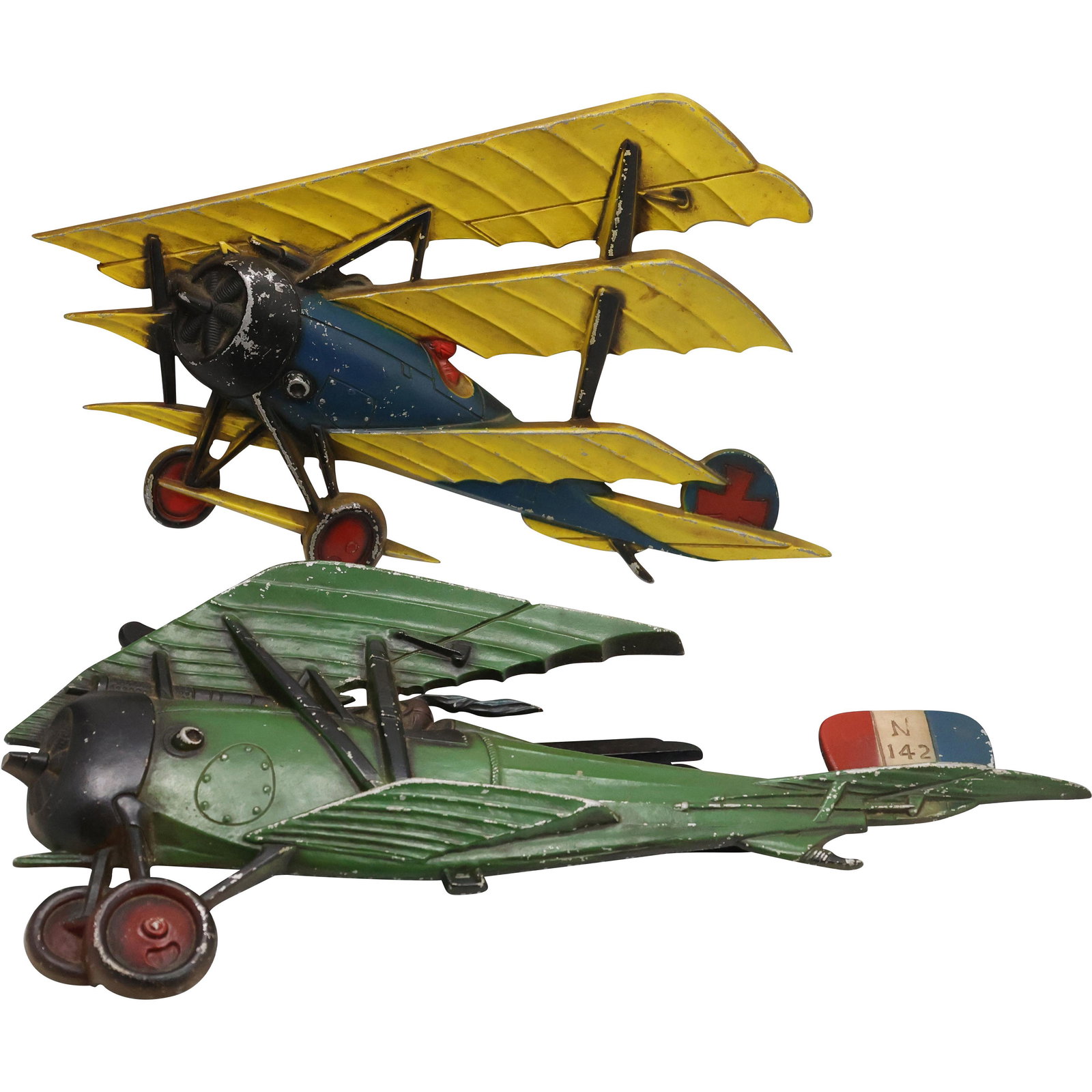 2 Metal WWII Fighter Planes Wall Plaques, Sexton USA (1 of 5)