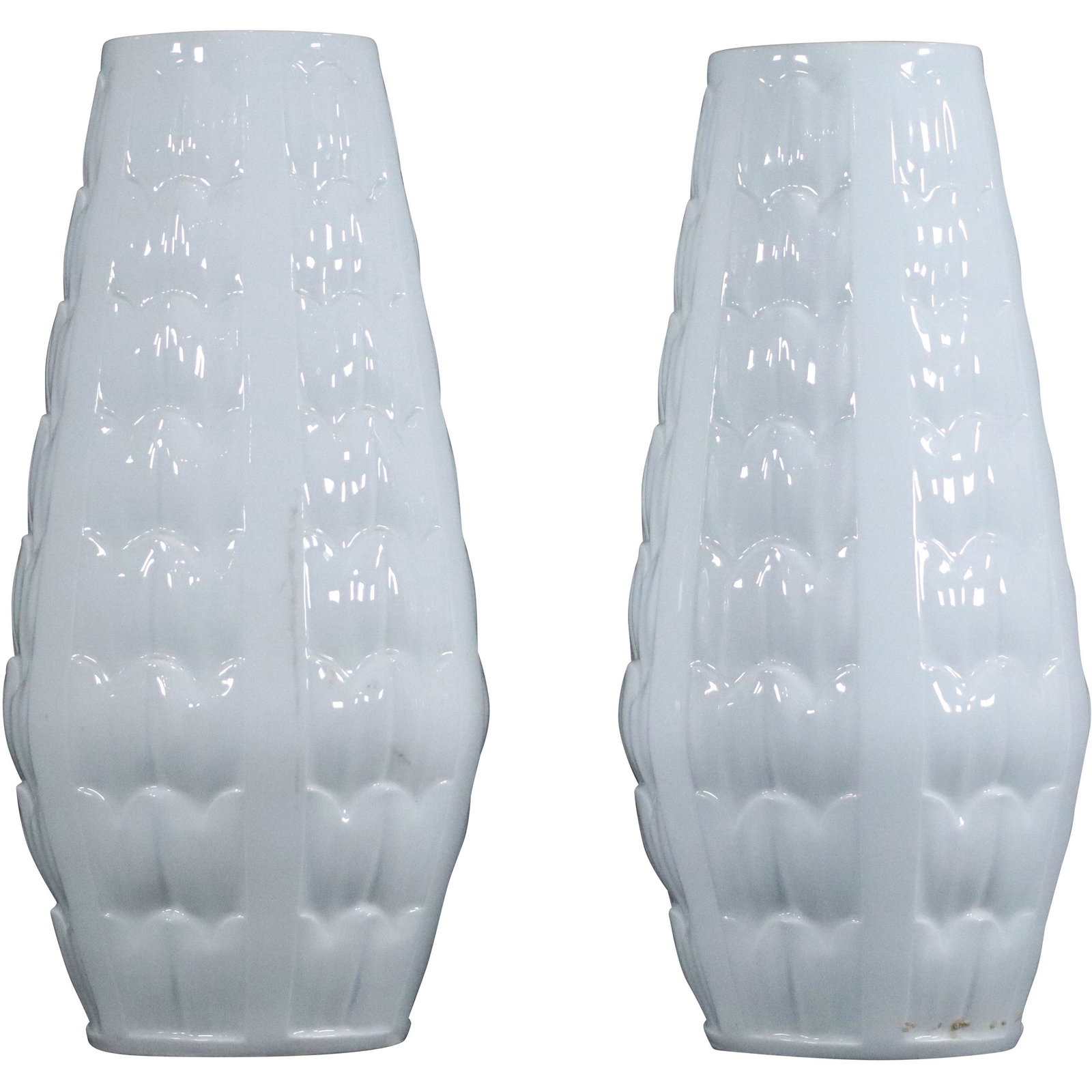 2 Bavaria Schumann Arzbero Germany White Porcelain Vase (1 of 9)