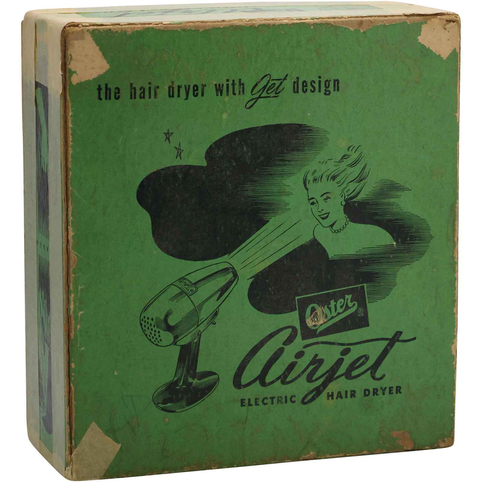 Mid-Century Oster Chrome Bullet Shape Hair Dryer in Box (1 of 4)