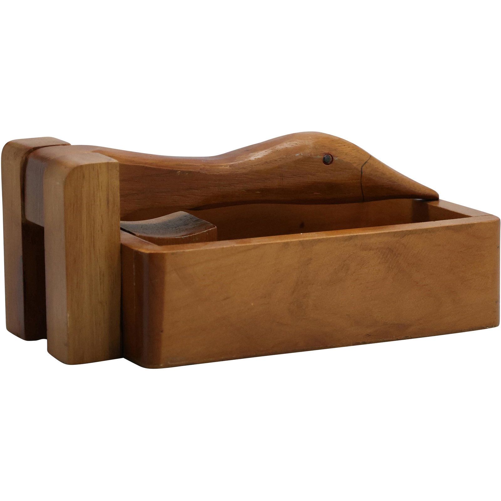 Unique Wooden Goose Neck Folds onto Box (1 of 5)