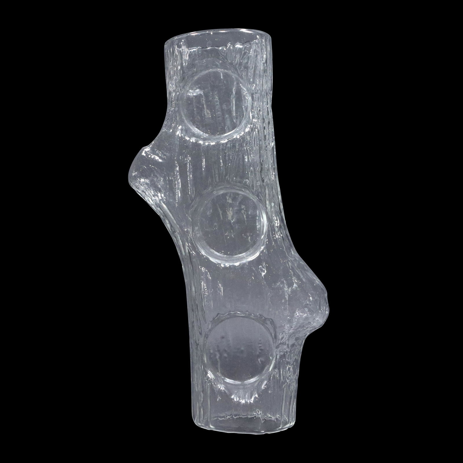 Oiva Toikka for Iittala Glass Log Candle Holder (1 of 9)