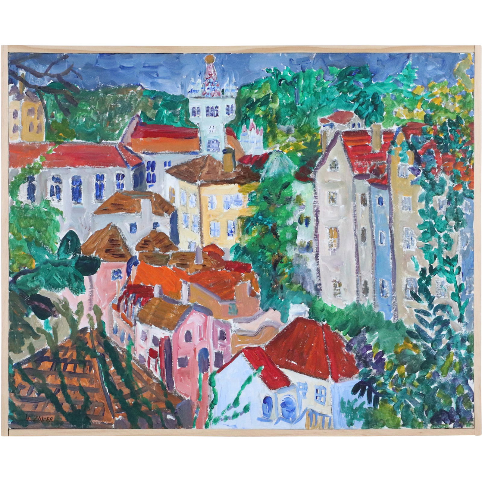 Herman Zuker, b. 1959 Polish / American, Landscape O/c (1 of 11)