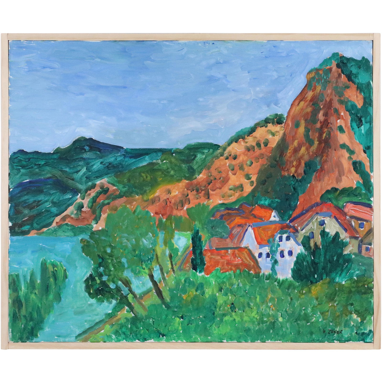 Herman Zuker, b. 1959 Polish / American, Landscape O/c (1 of 11)