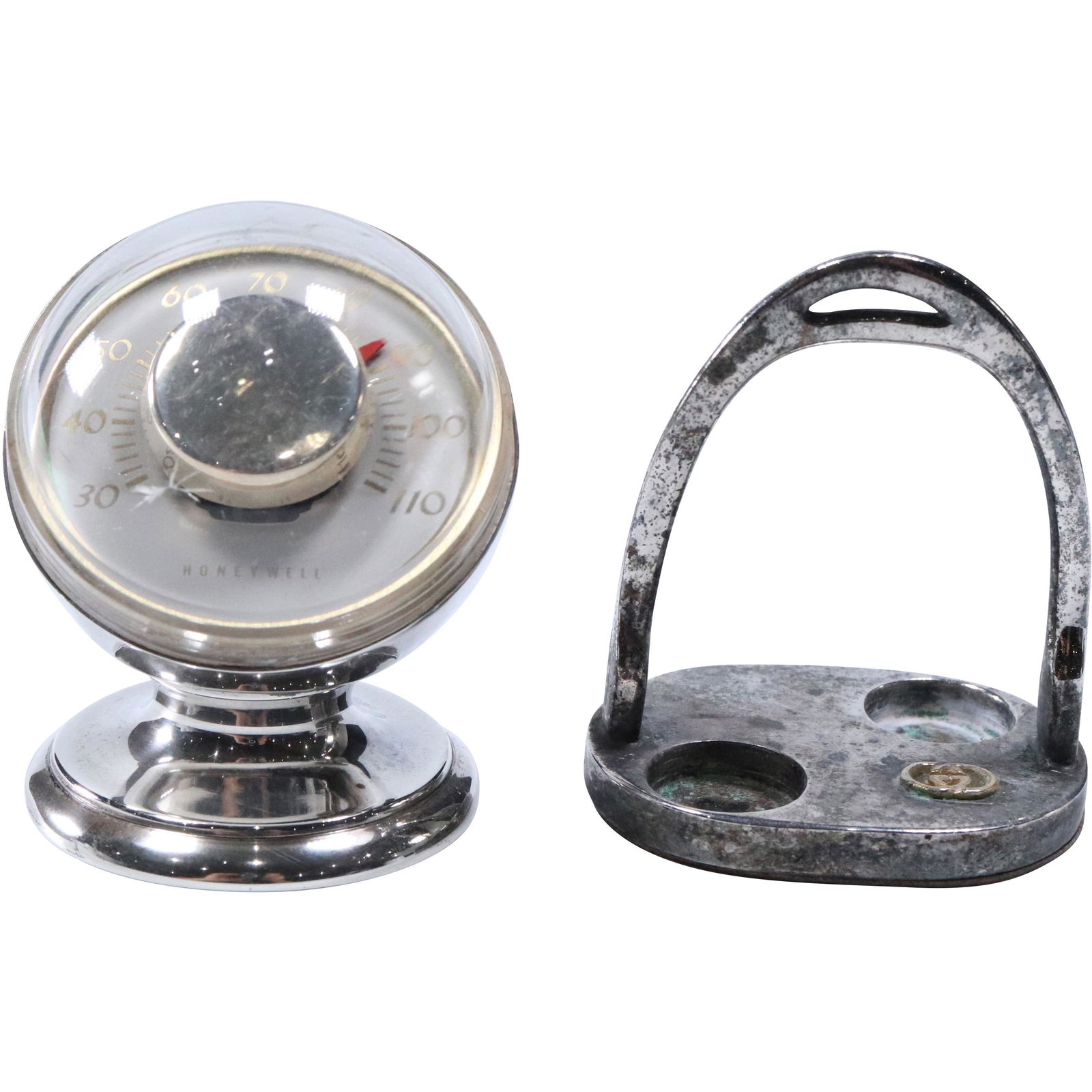 Tiffany & Co .Sterling Silver Desk Top Thermometer (1 of 9)